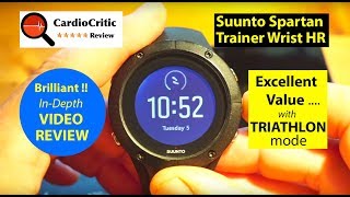 Suunto Spartan Trainer Wrist HR Video Review - The Best Value for Money Triathlon Watch of 2018