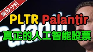 PLTR Palantir：一只真正的人工智能AI股票！