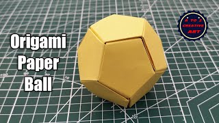 How To Make Paper Ball / DIY Paper Craft / Easy Paper Ball Making For Beginners / Paper Craft