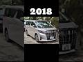 😈,Evolution of Toyota Alphard[2002~2023] 🔥  #shots #offroad #best #fortuner #mercedes