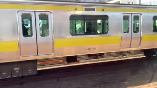 【千葉駅発車直後！】E231系0番台総武線と追いかけっこ！