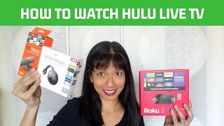Hulu Live TV on Chromecast, Roku, FireTV Stick, and Alexa