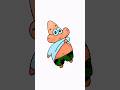 How to draw Patrick Star #spongebob #kindergarten #cartoon #diy #easy #drawing #tutorial #forkids