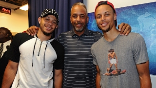 Steph, Seth, & Dell All Hit a 3-Pointer Tonight!!! | The Curry Family's Big Nigh