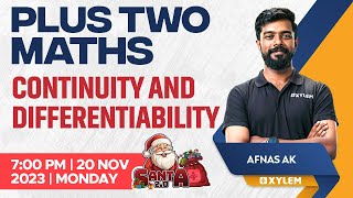 Plus Two - Maths - Continuity and Differentiability | Xylem Plus Two