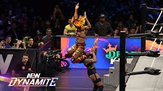 TBS Champion Mercedes Moné wrestles her first match on Dynamite vs Skye Blue! |