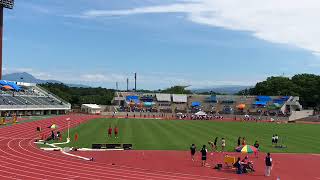 20180624 第44回全日本中学校通信陸上競技群馬県大会 1年男子1500m 1組