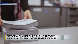 City of Albuquerque's public records backlog sees decline as staff increases