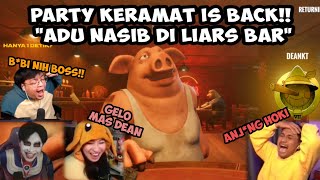 SIAPA YANG PALING JAGO BOHONG⁉️ MOMEN KOCAK PARTY KERAMAT MAEN LIAR'S BAR