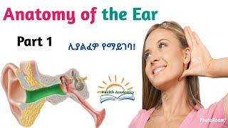 Anatomy of the Ear, Nervous System, Interesting Video with Amharic Speech, Part 1