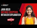 How to Create User Defined Exception in Java | Interview Question | Ashok IT #java #coding