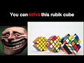 Mr Incredible becoming genius(You can solve this rubik cube)