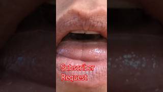 Spit Bubble 💦 Subscriber request #mouthsounds