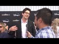 Milo Manheim Red Carpet Interview at Disney+'s Zombies 3 Premiere