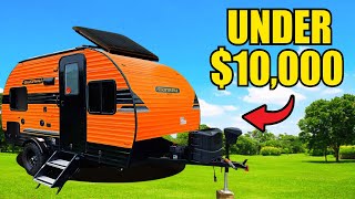 Best Travel Trailers Under $10K With Bathroom & Shower
