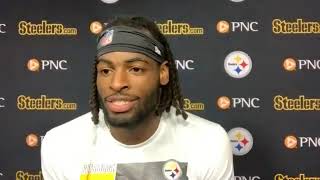 Steelers RB Najee Harris Loves Being Around Mike Tomlin, Compares NFL Plays to College | SteelersNow