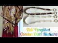 how to make curtain tie backs with beads | cara buat ikat gorden | tali gorden mutiara @rydiy