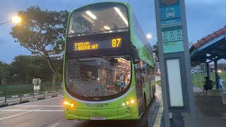 [SBST] SG5495K On Service 87 - Volvo B9TL Wright Eclipse Gemini II Batch 4