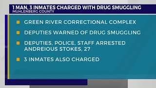4 men, including 3 inmates, charged after drug smuggling investigation at Muhlenberg County prison