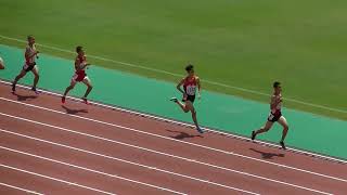 20190728福岡県中学陸上 男子800m決勝