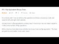 LeetCode 951. Flip Equivalent Binary Trees, mocking interview