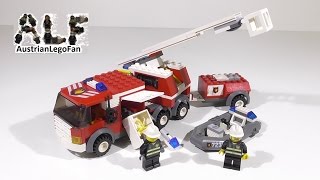 Lego City 7239 Fire Truck / Feuerwehrlöschzug - Lego Speed Build Review