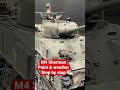 Full M4 Sherman tutorial for painting and weathering #135scale #Asuka