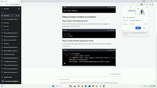 wxpython creating toolbox