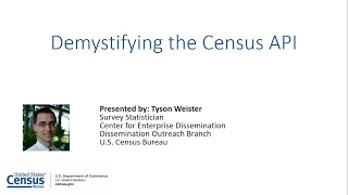 Demystifying the Census API