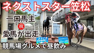 一口馬主の愛馬 YGGオーナズクラブのクリスタライズがネクストスター笠松に出走！競馬場グルメで昼飲みして応援！