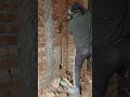 wall cutting plumbing work youtubeshort plumbing totalplumber