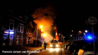 Grote uitslaande brand Westkolkstraat Terneuzen