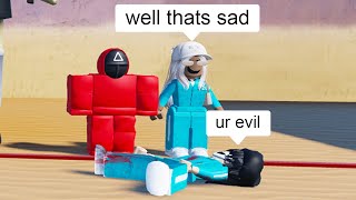 ROBLOX Squid Game BUT THE PLAYERS Are MEAN