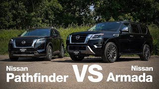 2023 Nissan Armada vs 2023 Nissan Pathfinder | Comparison and Review