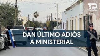 Dan último adiós a ministerial asesinado durante operativo en García