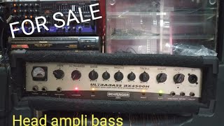 Head ampli bass behringer BX4500H suara gahaarrrrrrr broooo..