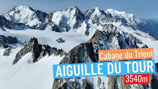 Climbing the Aiguille du Tour (3'540m) via the Cabane du Trient, Switzerland