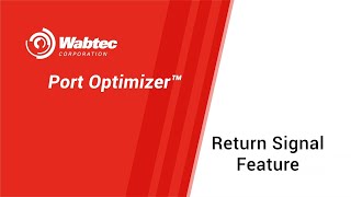 Port Optimizer Tutorial: Return Signal