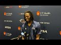 utsa cb zah frazier myrtle beach bowl post practice interview 12.17.24