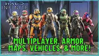 NEW Halo Infinite Multiplayer News & Screenshots! Halo Infinite Armor, Maps, Vehicles, & More!