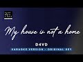 My House is not a Home - d4vd (Original Key Karaoke) - Piano Instrumental Cover with Lyrics