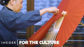 How This Japanese Artisan Creates Wagasa Umbrellas | For The Culture