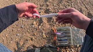 Slapton Sands, Devon. Fishing.