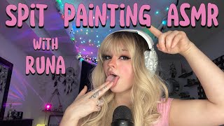 Spit Painting ASMR with Runa! [4K]