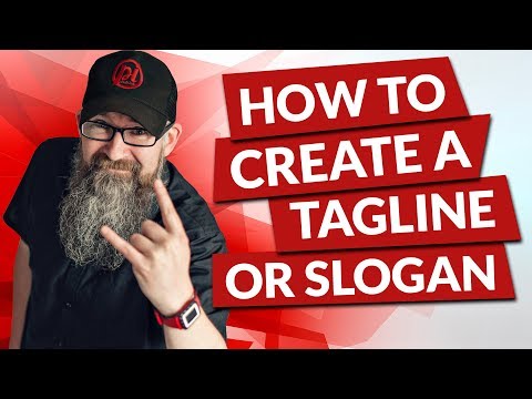 How do you find a good tagline?