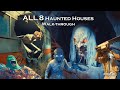 ALL 8 Hollywood Houses | Universal Studios Hollywood Halloween Horror Nights 2024