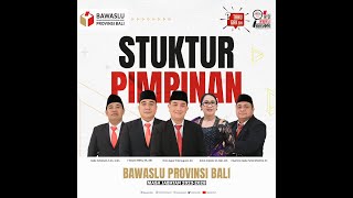 Profil Pimpinan Bawaslu Provinsi Bali Periode 2023 - 2028