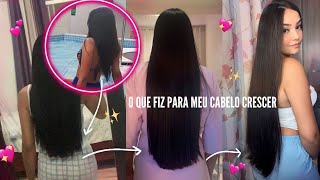 O QUE FIZ PARA MEU CABELO CRESCER TANTO? | Dicas para o cabelo crescer mais rápido ✨💆🏻‍♀️