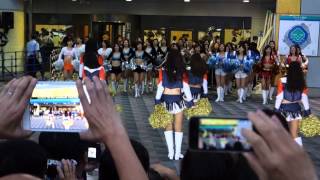 TOKYO DOME - PEARL BOWL: Cheerleaders before Obic Seagulls vs Fujitsu Frontiers