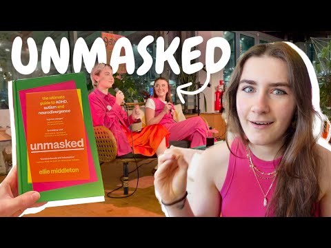 Attending The 'unmasked' Book Launch!  *a room full of autistic & ADHDers*